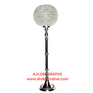 Portavelas de cristal para decoraciones de mesa, candelabro hecho a mano de cristal para decoración de iluminación de boda - Product Image 4