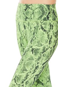Ensemble de yoga attrayant pour femmes, vêtements actifs, bon marché, imprimé peau de serpent, soutiens-gorge et leggings, design personnalisé, - Product Image 4