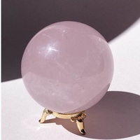 Boule de pierre de guérison, en cristal naturel, sphère de Quartz Rose, vente en gros, collection