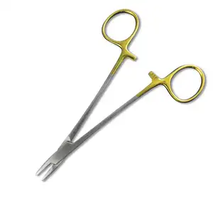 Mayo-Hegar Needle Holder, 7-in, Tungsten Carbide, Serrated Jaws, Made with German Surgical Steel High quality rust free