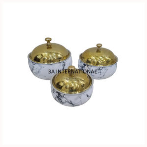 Casserole décorative faite à la main haut de gamme servant une marmite de taille standard martelée couverture de marmite de conception qualité durable - Product Image 1