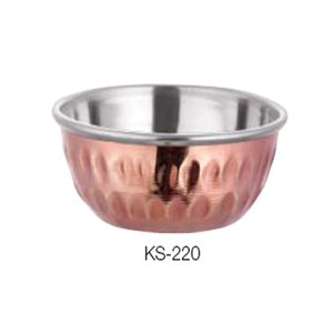 Bol en cuivre de couleur aléatoire, pour fruits, pour salade - Product Image 1