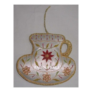 Handmade Embroidery Beautiful <b>Mug</b> Ornaments - Product Image 1