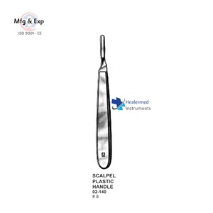 Manche de scalpel chirurgical n° 8 avec couteau manuel en acier inoxydable et plastique, base des instruments chirurgicaux - Product Image 6