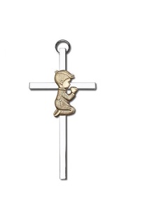 Croix en laiton poli avec deux cercles intérieurs, accessoires pour la décoration murale d'église - Product Image 4