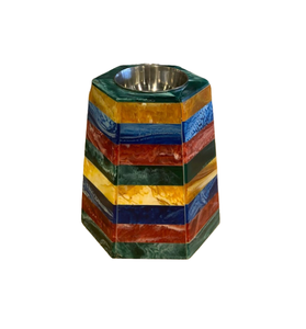 Brûleur de Bakhoor Arabe Religieux en Gros Tout-en-un en Bois, Résine et Métal Laiton Incrusté, Parfum de Rose, Personnalisable, Fabricant Indien - Product Image 3