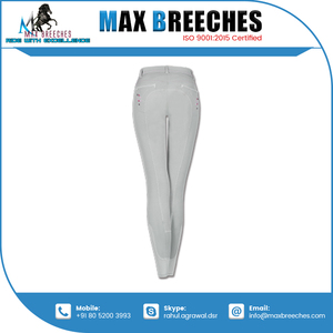 Jodhpurs de asiento completo de silicona de diseño moderno, mallas de montar muy cómodas para entusiastas de los caballos para deportes ecuestres - Product Image 3