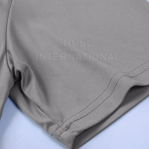 T-shirt de sport pour homme en coton/polyester tricoté, coupe classique, col rond, manches courtes, respirant, séchage rapide, écologique - Product Image 3