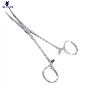 กรรไกรสแตนเลสแบบกําหนดเองตรงและโค้งผ่าตัดคุณภาพสูง คีมเคลลี่ CE ISO ได้รับการอนุมัติ - Product Image 2