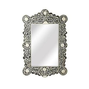 Top vente Design qualité export look élégant décoratif mur incrustation d'os miroir cadre fournisseur de l'inde - Product Image 1