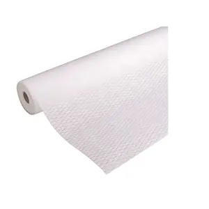 Transpirable no tejido impermeable de polipropileno blanco 90 GSM rollo de tela