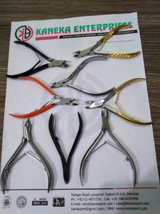 Pinzas para cutículas de diseño ergonómico, mejor precio, venta al por mayor, revestimiento de titanio de acero inoxidable, cuidado Personal para dedos, logotipo personalizado - Product Image 6