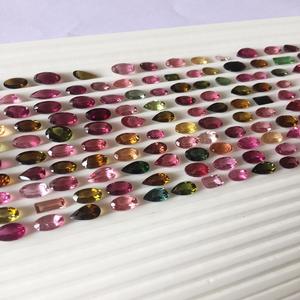 Pierre précieuse multi-tourmaline Cabochon de couleur libre Pierre semi-précieuse naturelle certifiée IGI directement du fabricant - Product Image 3