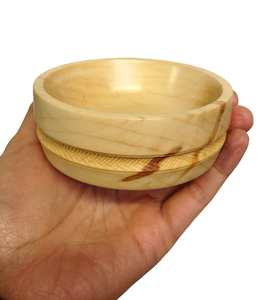 Vaisselle faite à la main, bols en bois naturel de forme ronde, parfait pour table de mariage et décor de salle à manger - Product Image 3