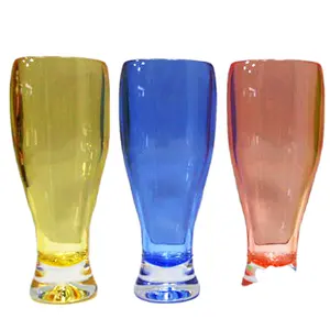 BPA free 22oz Acrylic Plastic SAN AS Bar beer glasses