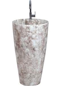 สีดําด้าน สิทธิพิเศษทางเลือก เครื่องสุขภัณฑ์เซรามิกคุณภาพระดับพรีเมียม อ่างล้างหน้า Seltos สําหรับโรงแรมระดับเจ็ดดาว - Product Image 2