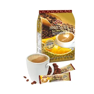 Ipoh's Home Cafe 4 In 1 Durian White Coffee (35g x 15s x 24 pkts) - Made in malesia caffè istantaneo all'ingrosso