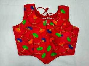 Prêt à porter indien femmes concepteur broderie pierre travail hauts Blouses fête porter mariage concepteur dernières dames porter chemisier vêtement - Product Image 2