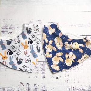 Baberos de bebé Bandana de algodón, ajustable, personalizado, Baberos - Product Image 1