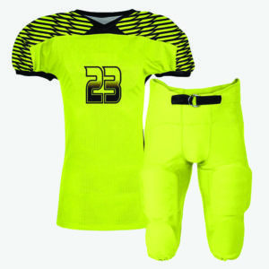2022 sur mesure hommes Football américain uniforme respirant coton Sublimation maillots imprimé numéro chemises pantalon plaine sport - Product Image 4