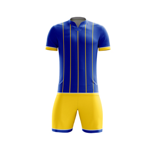 Uniforme de Fútbol Personalizado de Alta Calidad, Color y Talla a Elección, Venta al Por Mayor, Último Modelo, 100% Poliéster, Impresión por Sublimación Completa, Servicio OEM para Hombre - Product Image 3