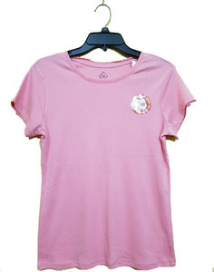 T-shirt manches courtes et col rond pour femme, expédié du Bangladesh, prix d'usine, 100% - Product Image 2