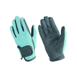 Gants équestres en cuir de qualité supérieure pour la construction hivernale en microfibre Équipement de sport de sécurité de course personnalisé OEM - Product Image 5