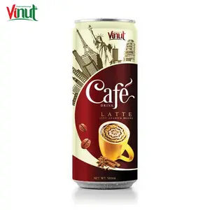 320ml VINUT Can (Tinned) Custom Private Label Latte Coffee Export No Sugar