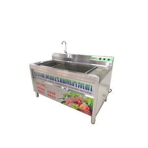 Simple Leafy Root Vegetable Spray Cleaning Washer Machine with Good Quality