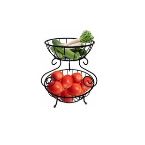 Support de panier de Fruits de finition Antique noir panier de rangement de fruits et légumes de qualité supérieure accessoires de cuisine à domicile - Product Image 1