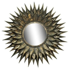Hot Selling Iron <b>Mirror</b> Art <b>Irregular</b> Circular Living Room Metal Frame Wall <b>Mirror</b> Decor Christmas Vintage Luxury Space Casual - Product Image 3