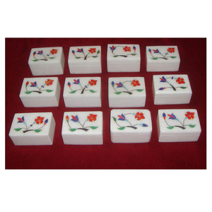 Solid Natural Marble Inlay <b>Gift</b> <b>Box</b> - Product Image 1