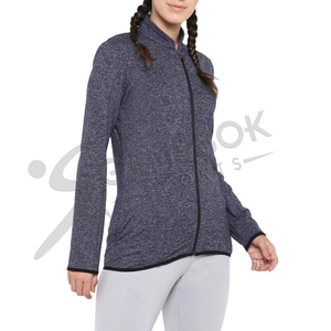 Custom Wholesale Women's Zipper Jacket High-Performance Breathable & Flexible Comfortable Womens Winter Sports Jackets - Product Image 5