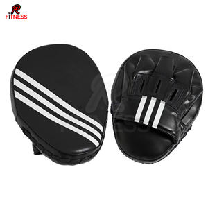 Vente Flash : Palettes de Frappe en Cuir et PU pour MMA et Boxe, pour Hommes, Entraînement d'Arts Martiaux, Rouge et Noir - Product Image 2