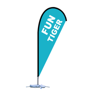 Drapeaux de plage en forme de goutte d'eau pour la publicité extérieure, très vendus, 100% polyester, impression numérique haute résolution, design personnalisé