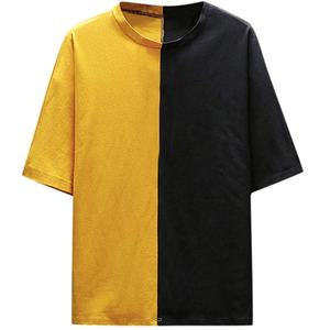 Camiseta Essentials de algodón 100% ajustada con cuello redondo para hombre, Camiseta básica de alta calidad, corte alto, manga corta, Color sólido, punto informal - Product Image 2