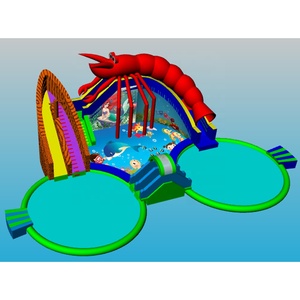 Outdoor Altri Gonfiabili Giochi D'acqua Trampolino Piscina Parco di Divertimenti Gioco di Sport Giocattoli Attrezzature Prodotti - Product Image 2