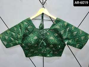 Diseñador paquistaní indio Heavy Lehenga Choli con hilo de algodón de seda suave secuencia de brillo bordado trabajo blusa Sari - Product Image 2