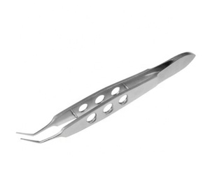 Pinces à cheveux en forme de coquille, 1x2 dents à angle de 0,4mm, plateforme de fixation 10,5 cm - Product Image 2