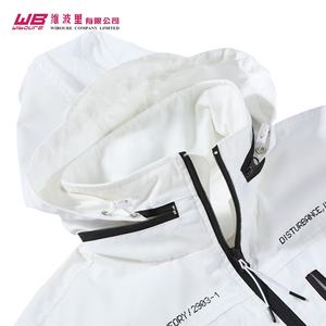 Fabricante de ropa a precio de fábrica, rompevientos, chaqueta deportiva ligera 100% poliéster con cremallera para chaqueta de uniforme - Product Image 2