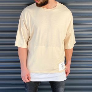 Surdimensionné double queue t-shirt décontracté 100% coton hommes garçons homme nouveau style bon meilleur prix offre en gros tendance 2020 - Product Image 2