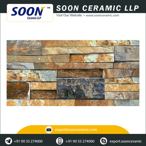 Digital Porcelain Wall Tiles 250x500mm Outdoor Rustic Design Non-Slip Acid-Resistant Matte Finish - Product Image 4