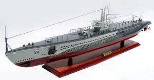Modèle de navire de guerre en bois USS BALAO de style classique pour enfants de 5 à 7 ans - Product Image 4