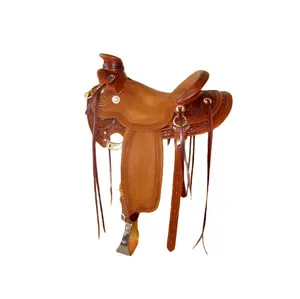 Silla de Montar Western con Diseño Repujado a Mano, Estilo Moderno y Atractivo - Product Image 1