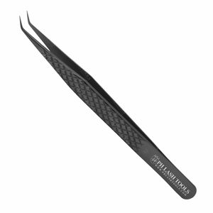 Top Quality Stainless Steel Eyelash Extension <b>Tweezer</b> in Black Color with Diamond Cut Design with Your Own Logo, Eyelash <b>Tweezer</b> - Product Image 3