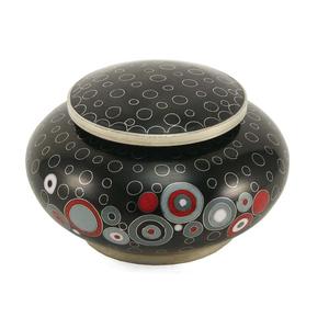 Urna de cremación cloisonne de cobre y esmalte, color azul, estilo americano/europeo, nueva - Product Image 6