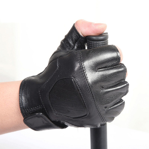 Waterproof Leather Motor Heat Resistant Driver Genuine Leather Gloves Summer driving gloves - Product Image 1