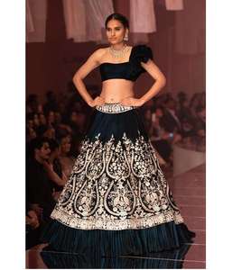 Tendance nouveauté dernier Designer fête porter Lehenga Choli pour femme indienne multicolore nouveauté dernière exclusive Alphanumero - Product Image 5