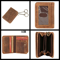 Porte-cartes en cuir véritable marron de qualité supérieure Olivia International, vente en gros exclusive, couleur et logo personnalisés, luxe