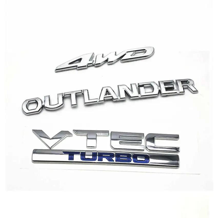 customized chrome plated cut out metal car logo emblem